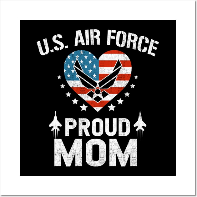 Proud Air Force Mom USAF Wall Art by Otis Patrick